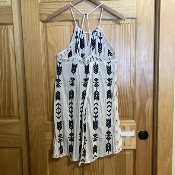 ASO Elena Gilbert Free People Arrow tank Embroidered Blouse - Picture 2 of 3